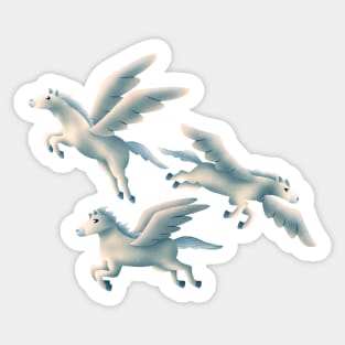 Flying horse Sticker